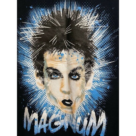 TeeFury Mashup Blue Graphic T-Shirt XXXL 3XL Stretch Preshrunk Cotton Unisex New - Picture 2 of 5